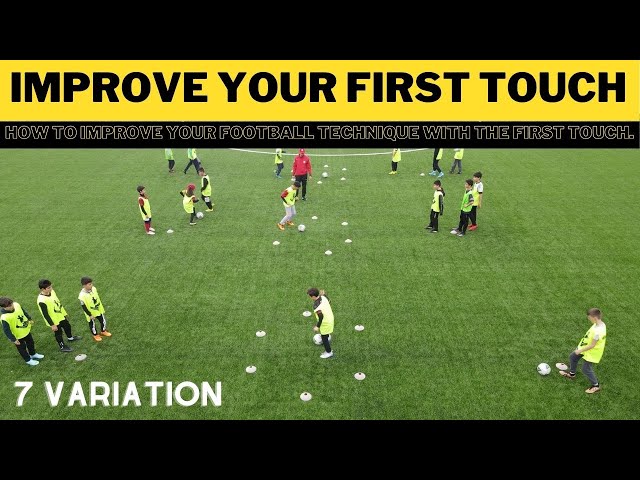 Improve Your First Touch | 7 First Touch Drills For Football Team and Partner | U11 U12 U13 U14 |