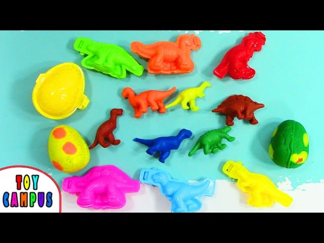 Dinosaur Playdoh Molding Set | Clay Tyrannosaurus Stegosaurus | ToysReview ToyCampus