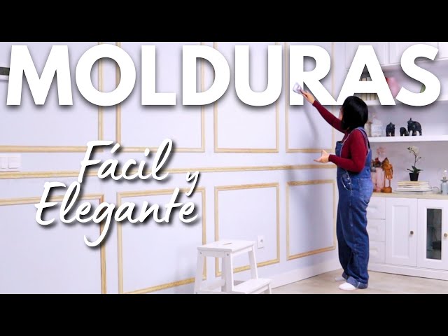 DIY DECO - Como tener un salón elegante por poco dinero con molduras decorativas - Isalunahe