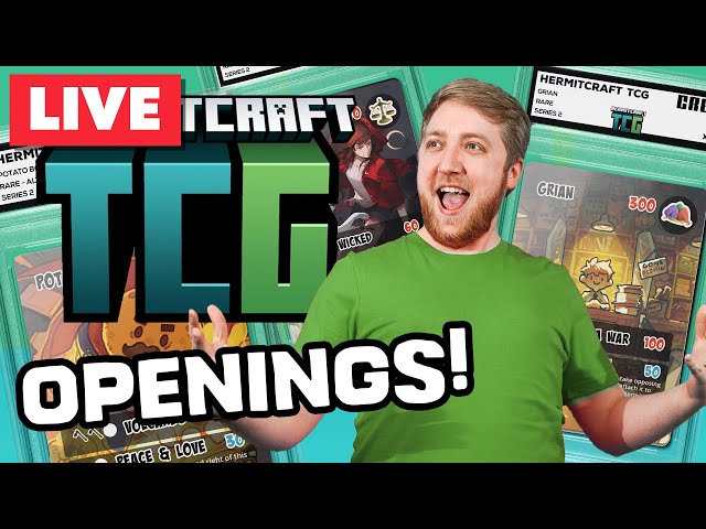 🔴 Unboxing HERMITCRAFT TCG Alter Ego Cards!! 👀🃏