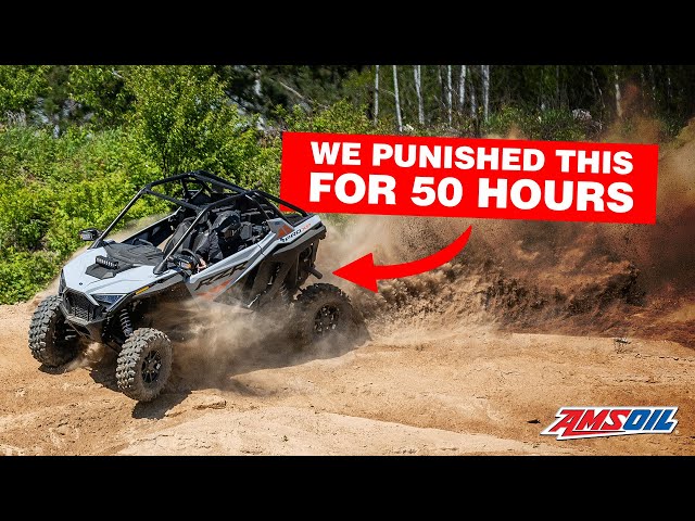 What happens to a UTV engine when you run it 50 hours straight?