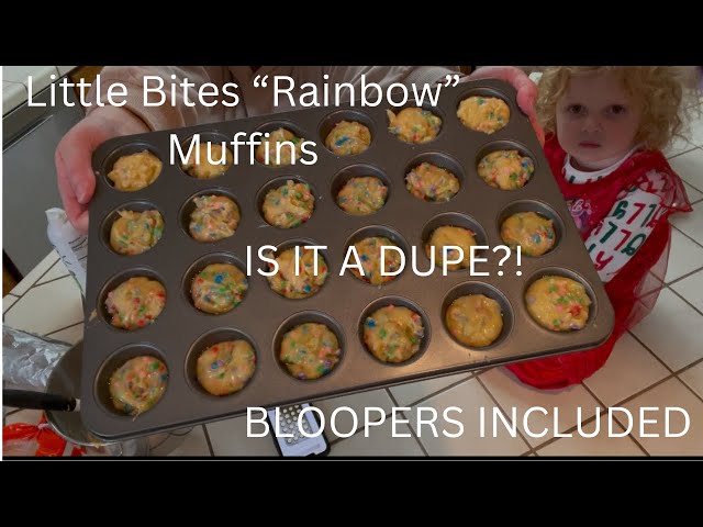 Is this a Little Bites Rainbow Muffin DUPE?! Let’s find out! BLOOPERS INCLUDED!