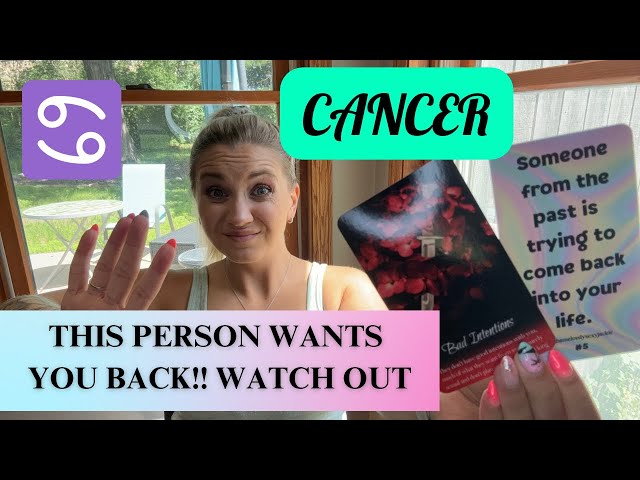 ♋️ CANCER SEX TAROT - THEY WANT YOU BACK WATCH OUT