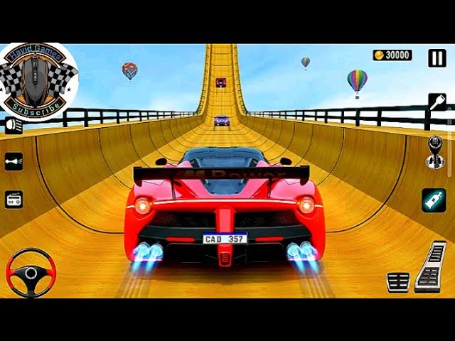 Ramp Car Racing Game _ 3D Gameplay ll Car Stunts Master impossible Ramp Android     game