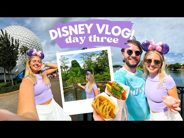 WALT DISNEY WORLD VLOG! ✨ DAY 3 🐭 November 2024 Epcot | Food And Wine Festival | Luminous 🇺🇸