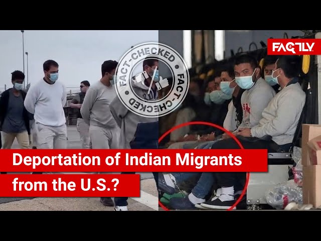 FACT CHECK: Does Viral Video Show Deportation of Indian Migrants from the U.S.?