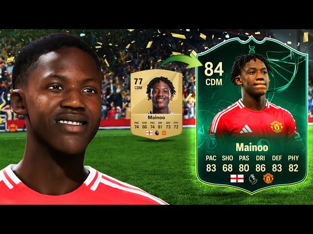 I turned Kobbie Mainoo into an ELITE HOLDING MIDFIELDER in FC 25!