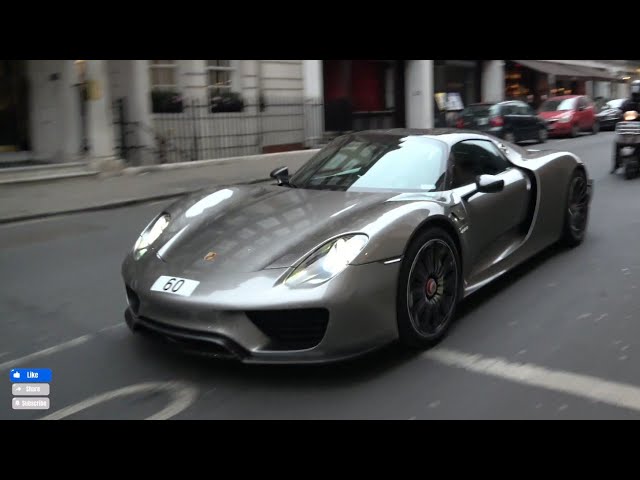 The Supercars in London Jan 2025 #porsche918spyder #seo