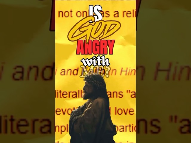 Is God Angry With You? Watch NOW #God #Jesus #Faith #Bible  #Gospel #JesusSaves  #Truth #Repent