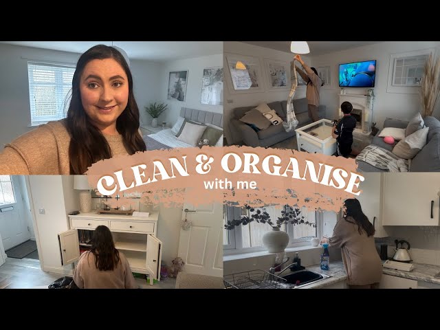 CLEAN & ORGANISE THE HOUSE WITH ME & New Home Decor Update🤍 VLOG 2025