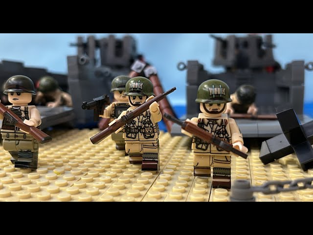 Lego WW2: The Battle For Omaha Beach 1944 - Normandy Landings, D-Day