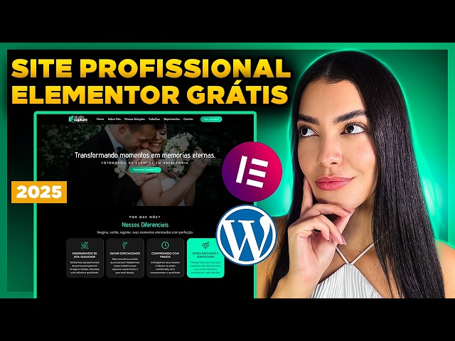 Como CRIAR UM SITE No WordPress e Elementor Grátis (MUITO FÁCIL)  [Site  Profissional e Completo]