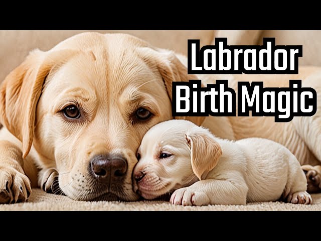 Witness the Magic: Live Labrador Puppy Birth