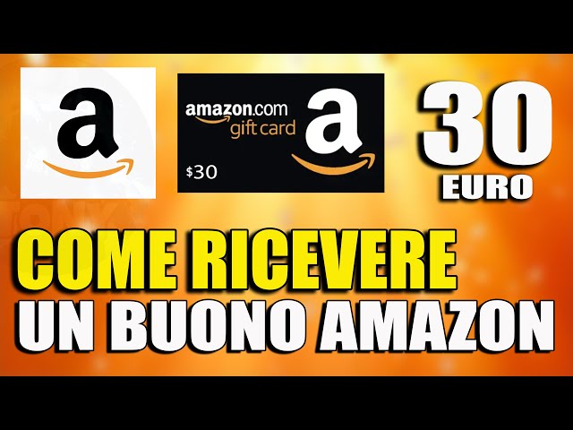 Come ottenere 30 euro di BUONO AMAZON in poco tempo! #amazon #rewards