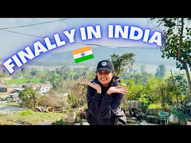 REACHED INDIA| VISITING FAMILY AND TOURING OUR  VILLAGE | LONDON TO INDIA