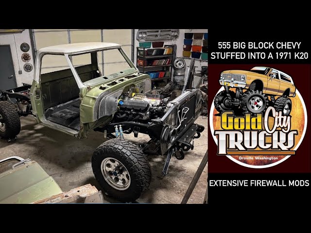 555 Big Block Chevy fitted into a 1972 K20. Custom High Horse K Truck Build!