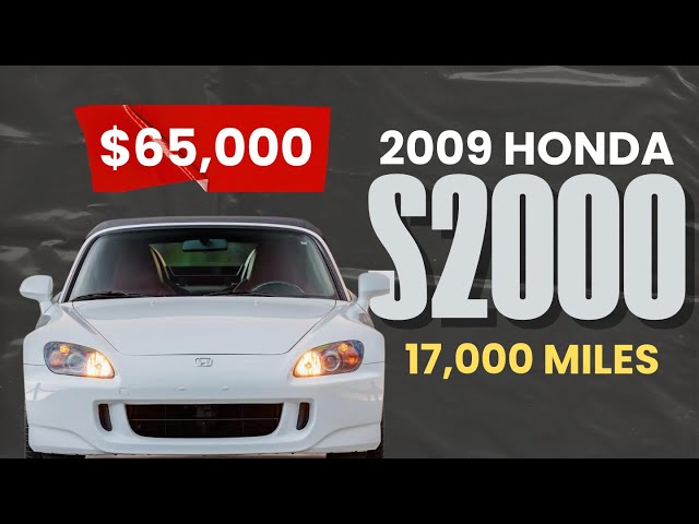 Barely Driven, Highly Desired: The $65k Honda S2000