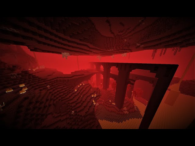 Live de minecraft: Relaxe com o som do Nether da 1.16.4 (use Headphones ou Headset) (360º)