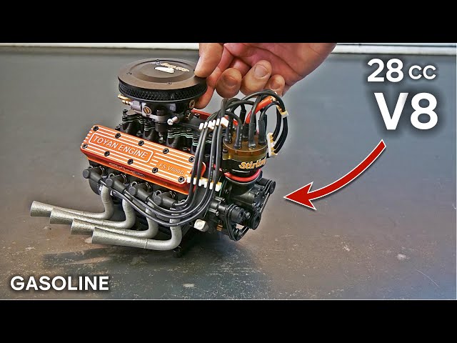 New Toyan SMALL Block V8 Engine! #stirlingkit #whyweengine