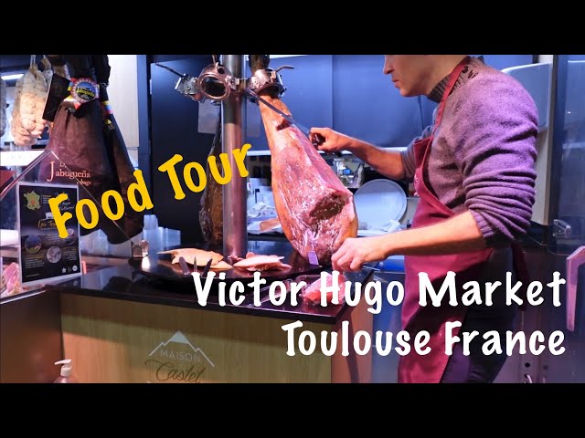 🇫🇷Toulouse| A Food Lover's Paradise!! Food Tour through Victor Hugo Market in Toulouse France