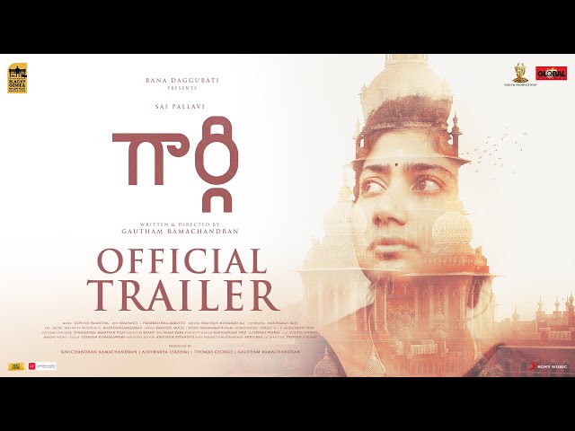 GARGI - Official Trailer (Telugu) | Sai Pallavi | Govind Vasantha | Gautham Ramachandran | 4K HDR