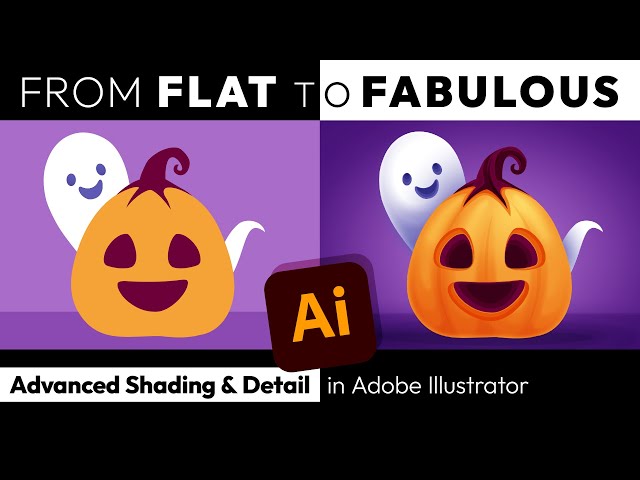 Advanced Shading in Adobe Illustrator Using Layered Shapes, Blend Modes & Gradients - File Deep Dive