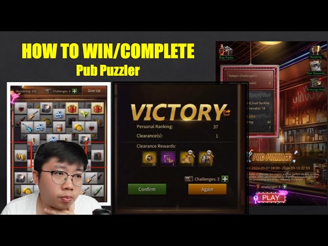 HOW TO COMPLETE Pub Puzzler? [The Grand Mafia]