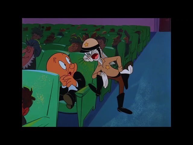 Bugs Bunny,Daffy Duck,Elmer Fudd-name of episode "Box Office Bunny"-Year of production 1991