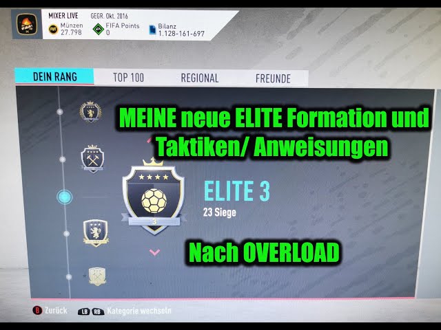 FIFA 20: MEINE neue ELITE Formation und Taktiken/ Anweisungen FUT CHAMPIONS nach dem OVERLOAD PATCH