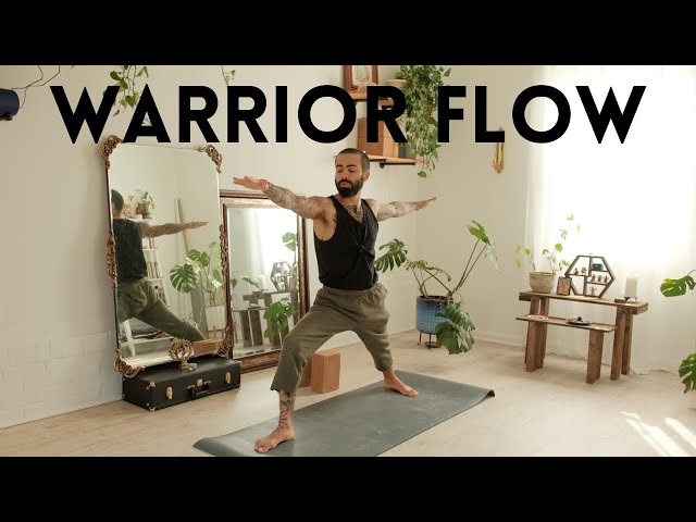 20 Min Warrior Vinyasa Flow - Power Yoga with Ben Kalra