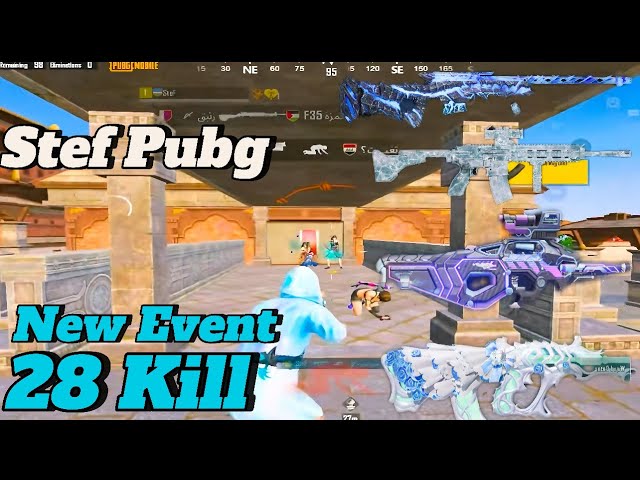 28 Kill Stef VS Squad pro New Event Pubg Mobile