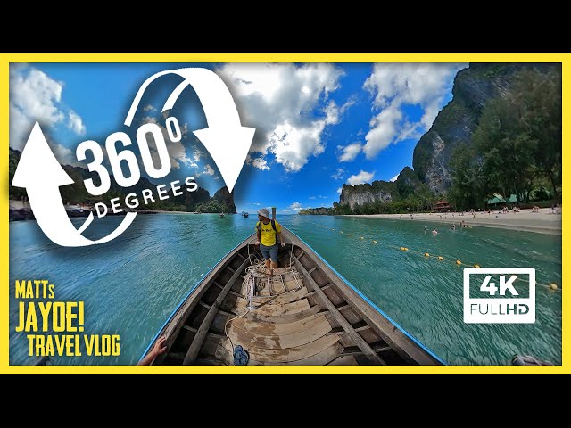 360 Degree Video Boat Ride From Railey Beach to Ao Nang