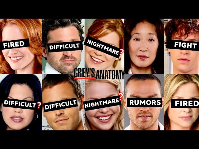 EVERYTHING You DON'T Know About The Grey's Anatomy Cast Drama