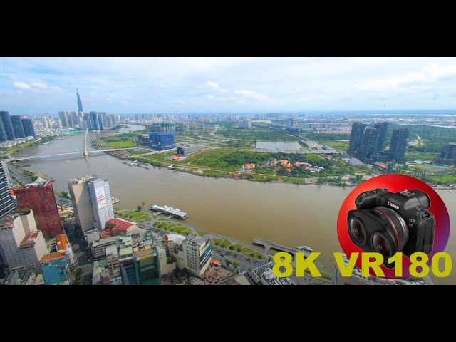 SAIGON or HO CHI MINH top of Bitexco Financial Tower Pt 2 8K 4K VR180 3D (Travel Videos ASMR Music)