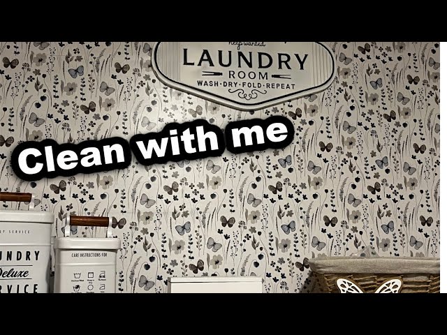 Cleaning Motivation Laundry room