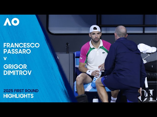 Francesco Passaro v Grigor Dimitrov Highlights | Australian Open 2025 First Round