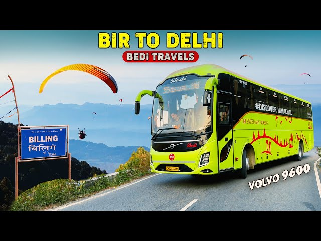 BIR BILLING to DELHI - Bedi Travels Luxury Volvo 9600 13.5m bus | बीड़ बिलिंग से दिल्ली | Himbus