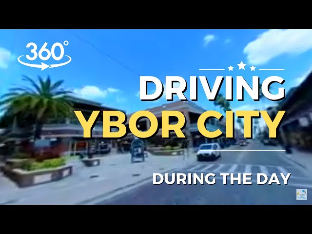 Ybor City Daytime Drive 360° Video Tampa Florida