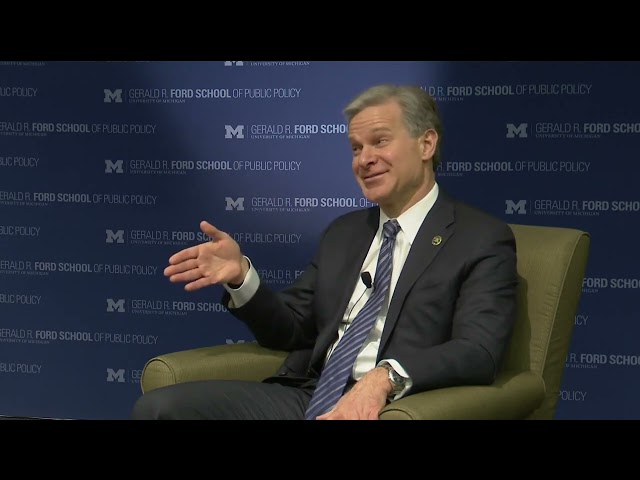 FBI Director Christopher Wray | FBI role in investigations of Chinese-American faculty #PolicyTalks