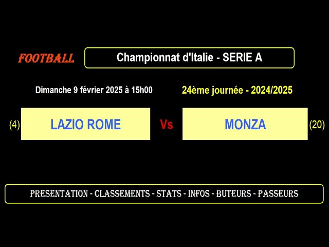 LAZIO ROME - MONZA: 24th day - Serie A - Football match - 2024-2025 season