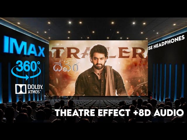 Devara Part -1 Trailer |Theatre Experience Dolby  Surround  sound | NTR || Janhvi | Koratala Siva