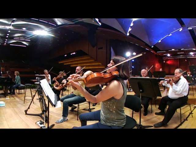 Camerata Jerusalem Orchestra rehearsal for the Arthur Rubenstein 2017 finals