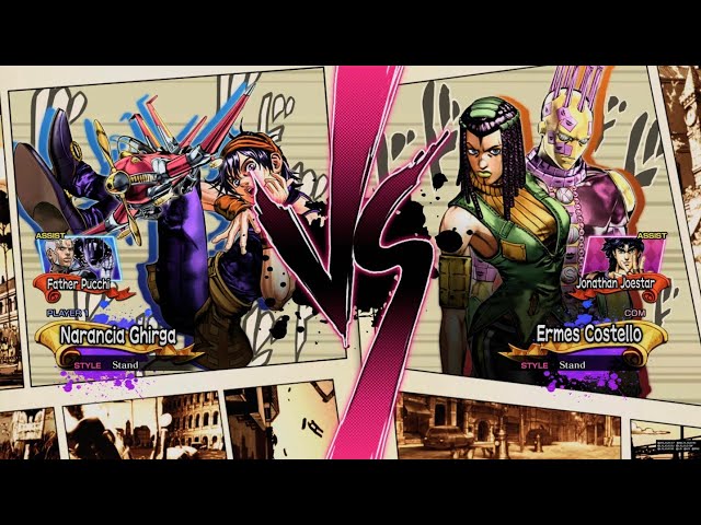 "Narancia vs Ermes - JoJo's Bizarre Adventure: All-Star Battle R - PS5 Gameplay"