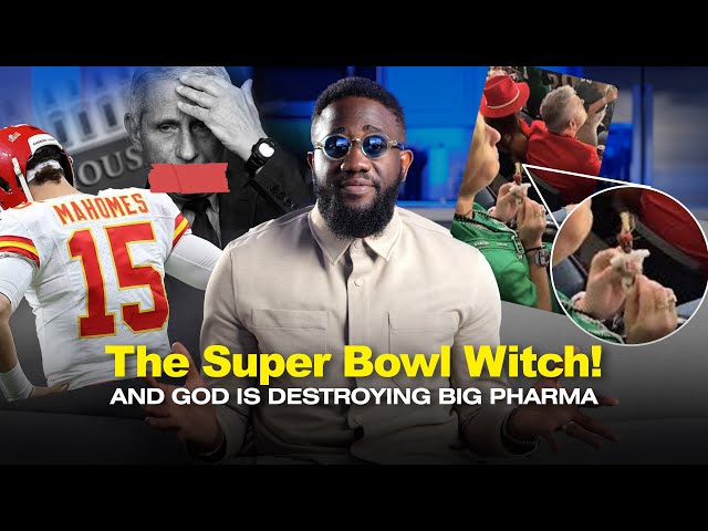 PROPHETIC UPDATE ALERT: The Super Bowl Witch!...and God is Destroying Big Pharma