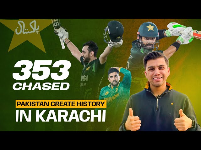 🔥 Pakistan's GREATEST ODI 353 Chase EVER! South Africa Stunned in Karachi! | Rizwan | Salman Agha