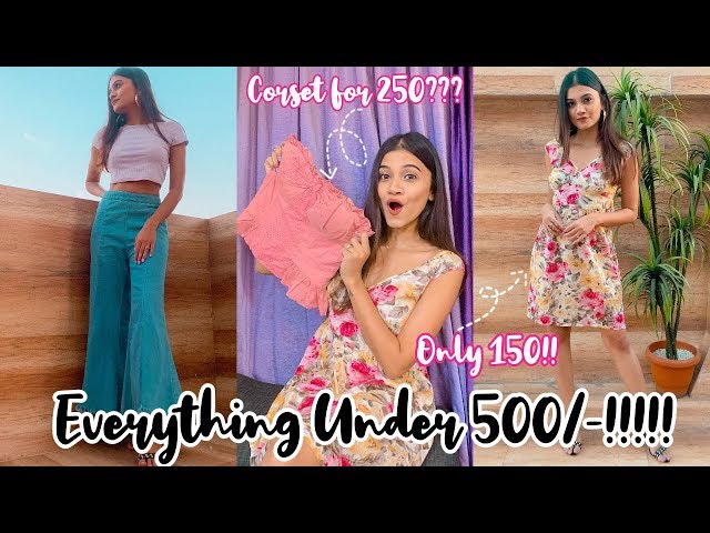 Bandra Linking Road Try On Haul 2020 | Everything Under 500 | Shreeja Bagwe