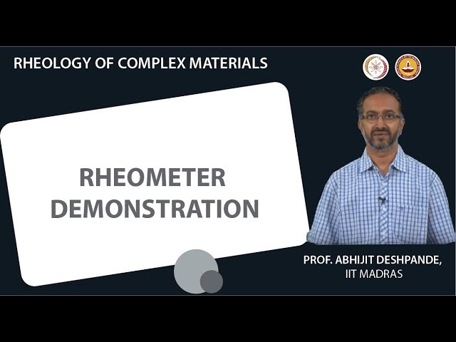 Rheometer demonstration