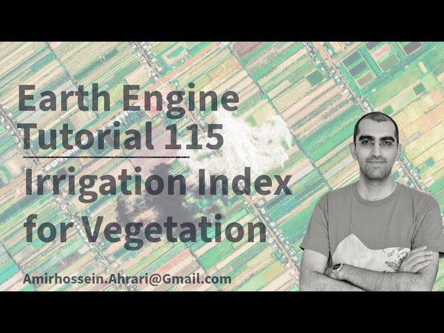 Google Earth Engine Tutorial-115: Vegetation Irrigation Index, using Python API (Xee)