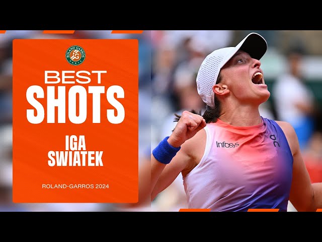 Iga Swiatek's best shots | Roland-Garros 2024