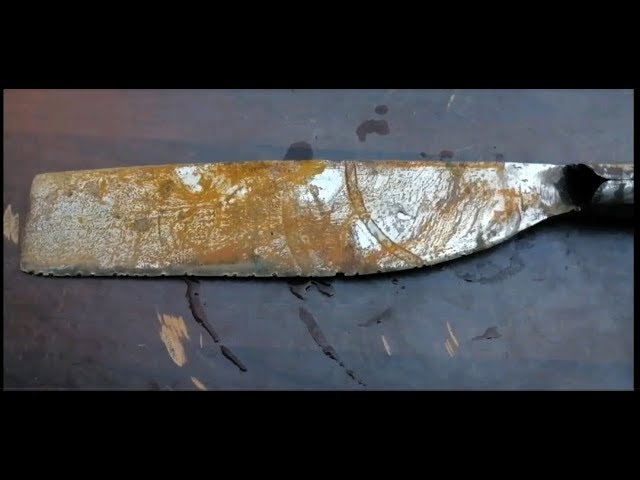 Restoration rusty knife / Restore old knife